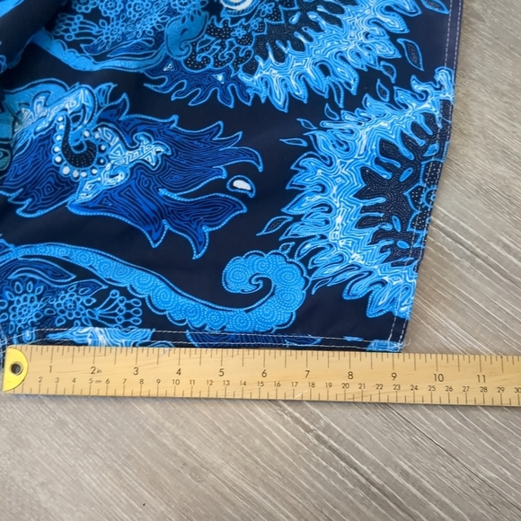 Final Price Quiksilver Board Shorts Mens Size 31 Blue Pocket Surfer Beach - Picture 8 of 8